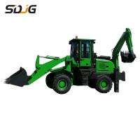 lecteur de la roue 4x4 400kg-2.5ton Mini Tractor Backhoe Loader Towable avec la pelle à neige