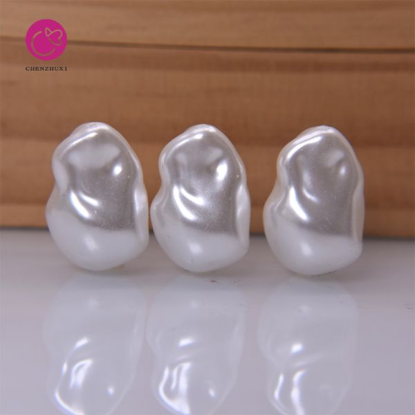 Hot Sale 14-20mm White Color Natural Baroque Freshwater Loose Pearls Beads for Jewelry Making