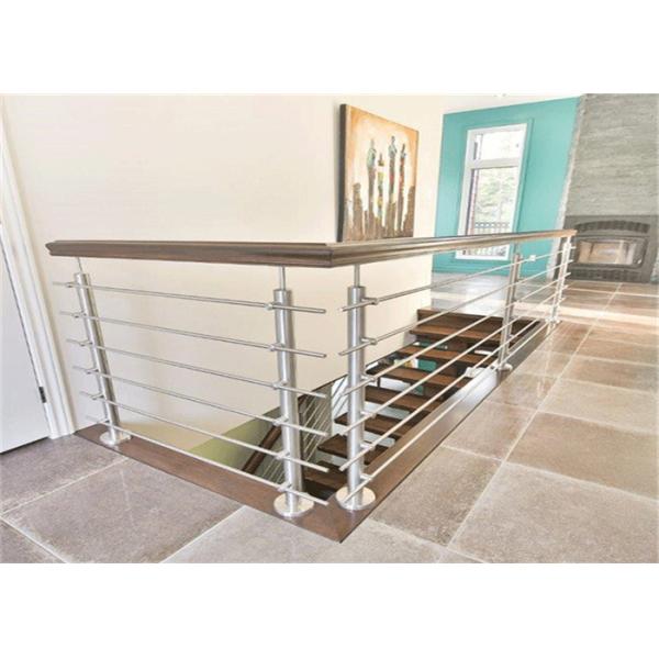 Wood / PVC Handrail Stainless Steel Railing Investment Casting For Office Buildings