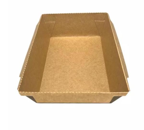 O plástico da caixa do sushi do papel de embalagem do cartão para leva embora o empacotamento do recipiente do sushi do alimento