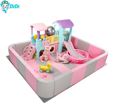 Equipamento de brinquedos para crianças com tema personalizado Cor rosa Jogos suaves para crianças