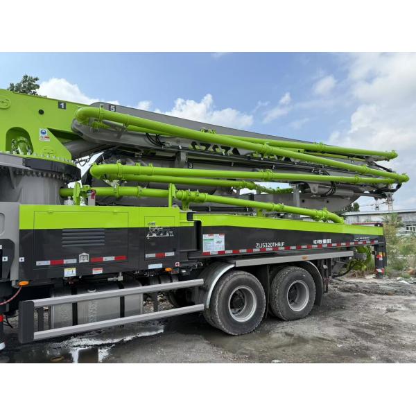 2025 Zoomlion 47M Concrete Pump Truck with 120 m³/h Pumping Output and 365° Continuous Rotation