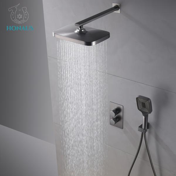 Elegant Design Concealed Valve Showers Multi Outlets Easy Installation Enlarged Overhead
