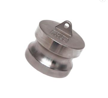Professional Camlock Hose Fittings Stainless Steel Dust Plug Type DP