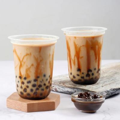 Transparent Disposable Plastic Cups With Lids Custom Logo For Takeaway Beverages