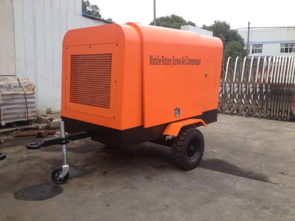 13 Bar Diesel Mobile Screw Air Compressor For Drilling Rig diesel engine screw air compressors