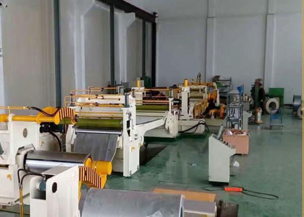 Stainless Steel Sheet Metal Slitter Machine Thickness 0.3 - 2.0mm High Efficiency