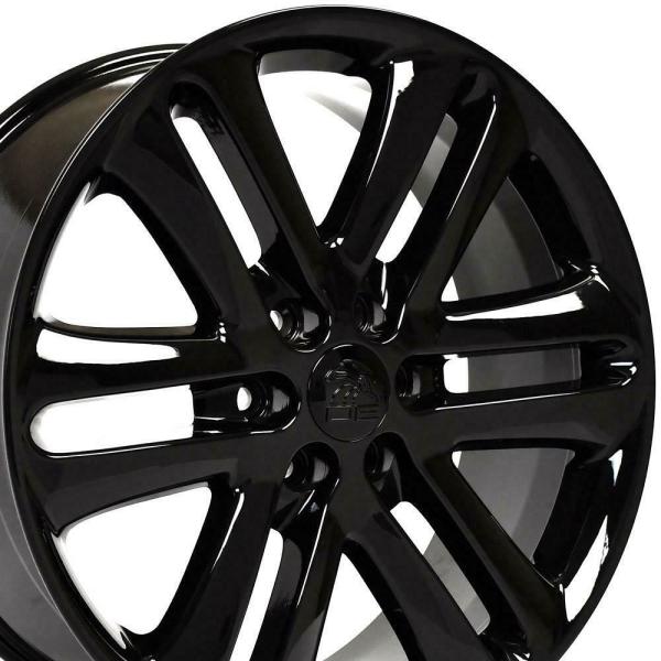 Chrome Black 3918 22 Inch Ford Replica Wheels 22x9 for Trucks F150 Style