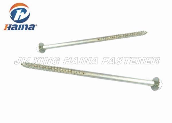 DIN 6928 Stainless Steel Hexagon Flange Head Self Tapping Screws / M10 Flange Bolts