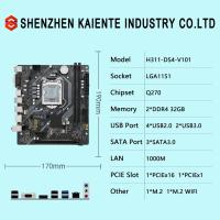 H311 carte mère INTEL LGA1151 I3 I5 I7 6ème/7ème/8ème/9ème E3 V5 CPU Mémoire DDR4
