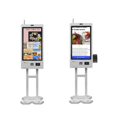 24 32 Inch Self Cashier Machine Mcdonalds Self Order Payment Touchscreen Display Kiosk
