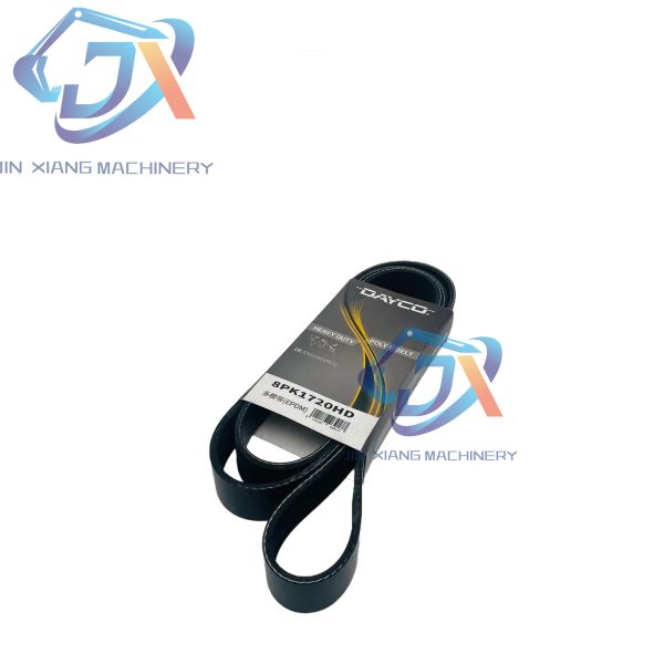 8PK1725 8PK1720 8PK1715 Alternator V-Belt for Excavator Engine Drive Repare Parts Water Pump Belt Fan Belt