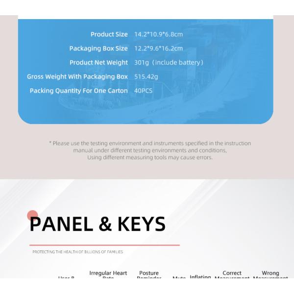 Автоматический метр манометра сфигмоманометра памяти монитора 2*120 кровяного давления руки цифров для измеряя давления