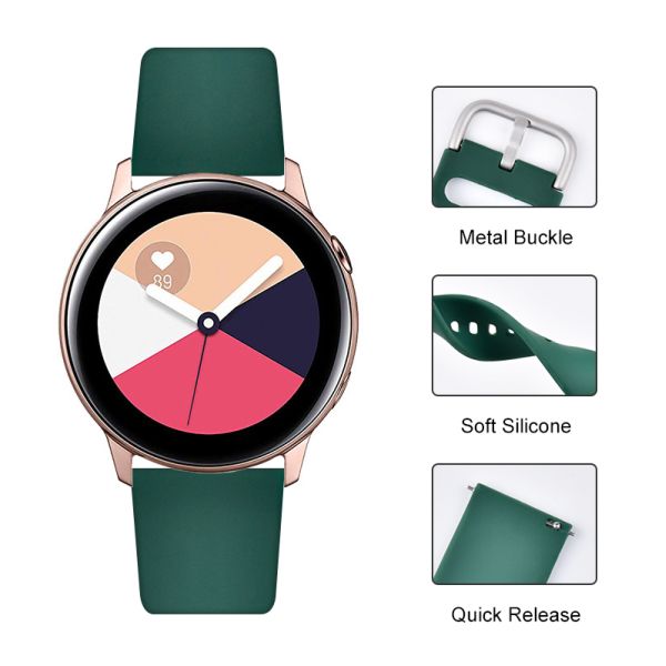 Solid Color Smartwatch Silicone Strap · Silky Smooth Feel | Customizable Logo And Colors - China Wholesaler SHX