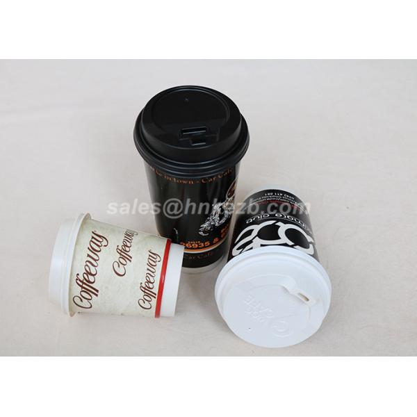 16oz Disposable Coffee Cups / To Go Coffee Cups With Lids Double Wall