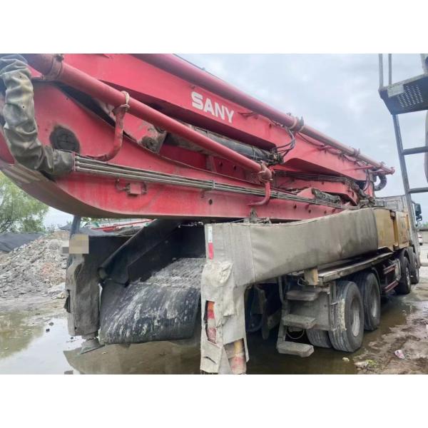 2019 Top Sy 56m Concrete Mounted Pump Batching Plant Used and Cylinder Type Structure