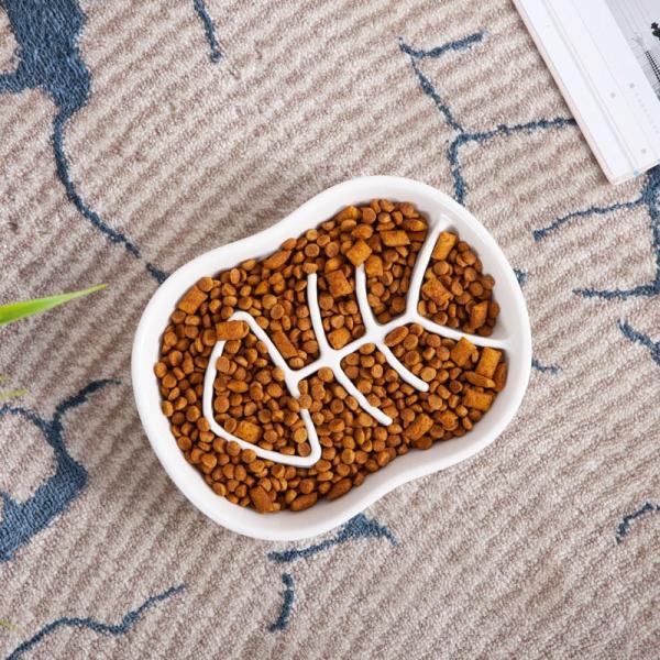 Шар керамического шара собаки шара Медленн-еды Медленн-еды шара любимца Анти--душащего в форме Рыб в форме Рыб Косточк