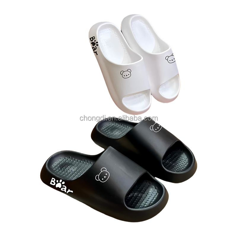 New-stepping Waterproof Casual Slippers for Men and Women Summer Indoor Bathroom Use Non-slip EVA Soft-soled Couple Sandals