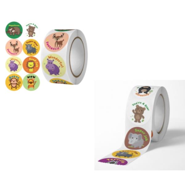Ярлыки стикера клея 25mm ECO дружелюбные горячие изготовленные на заказ для детей