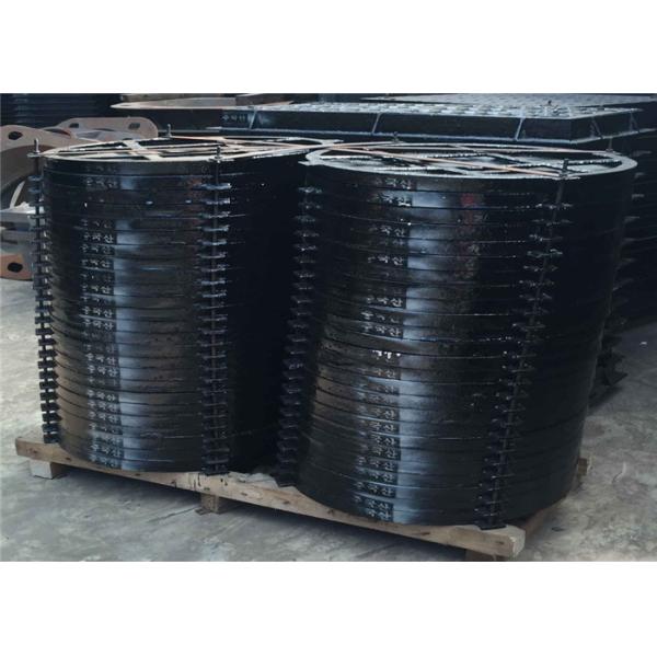 Municipal Roads Round Inspection Cover , Concrete Steel Manhole Cover