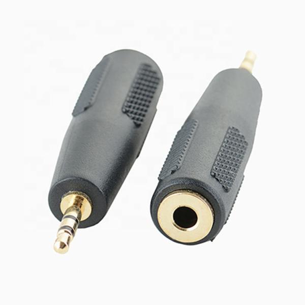 3 Poles TRS Jack Male to Female 2.5 to 3.5 Audio Adapter