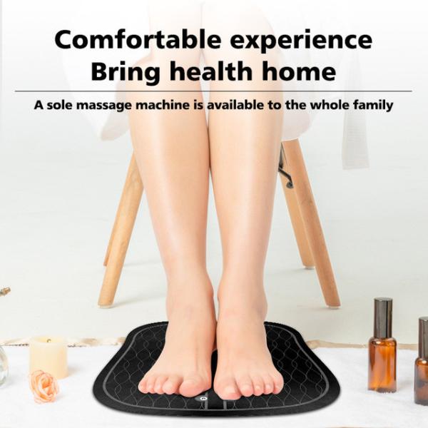 Hot Convenient pulse ems foot Electric TENS Unit Reflexology Foot Massage Mat wireless neck massager