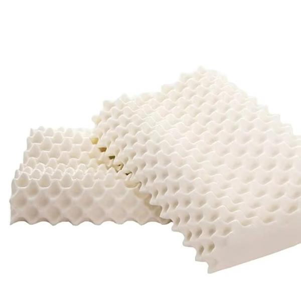 Foldable Contoured Memory Foam Pillow Soft Wolf Tooth Massage Granular Latex Pillow