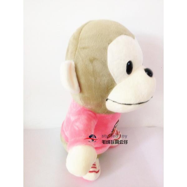 plush monkey red boys shoes hot toys for kids cheap china cartoon children holiday present new fashion Eu japanese model