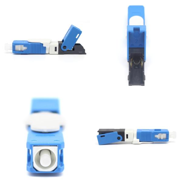 FTTH FTTxFTTB Network SC/UPC Optical Fiber Single Mode Fast Connector for Drop Cable