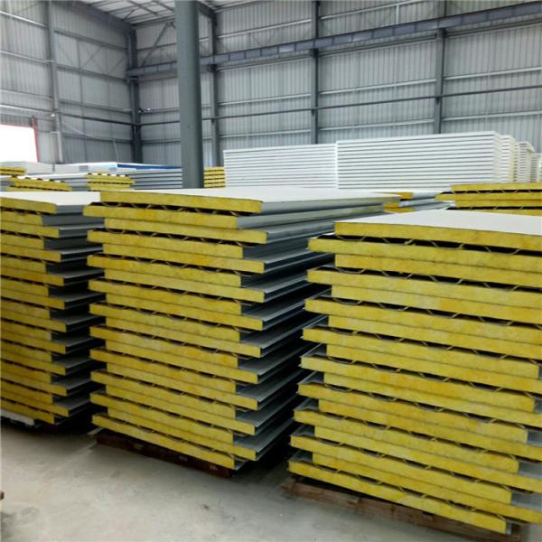 fireproof ivory white glass sandwich roof panel 5000 x 960 x 50 x 0.326mm for camp
