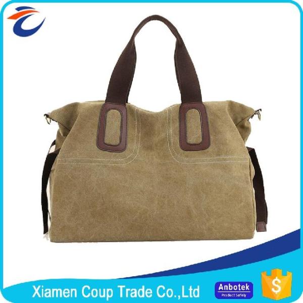 OEM Ladies Daily Use Canvas Single Shoulder Handbag