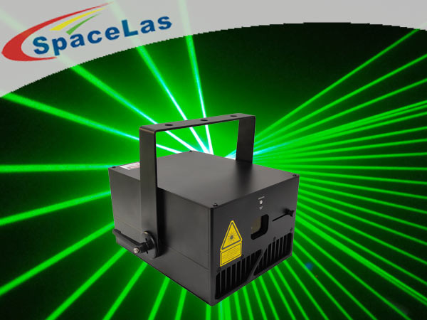 Compact Stage Laser Projector / Laser Show Projector With ILDA30 Kpps Galvo System
