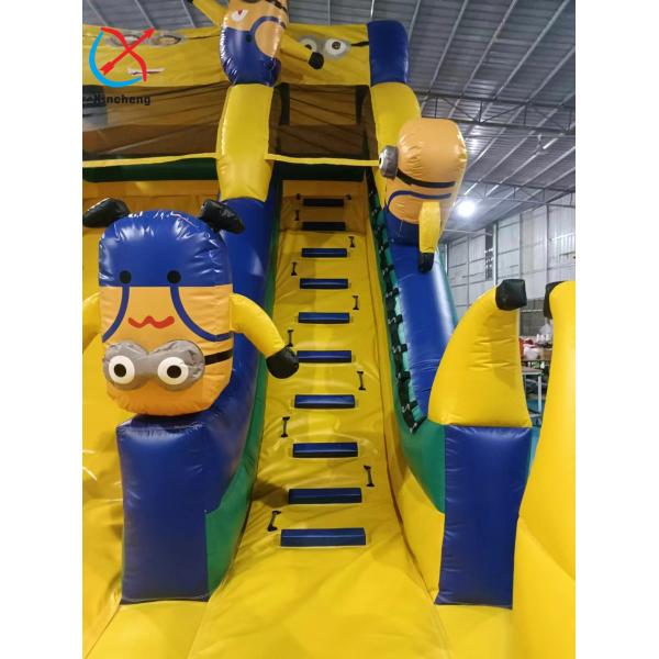 Commercial Minions Inflatable Slide Inflatable Dry Slides Outdoor