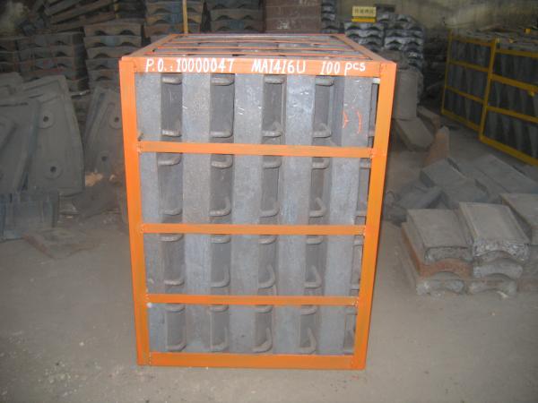 Grizzly Screen Slots Steel Mill Liners For Mine Mills Hardness HB325-375 MT Test Level2