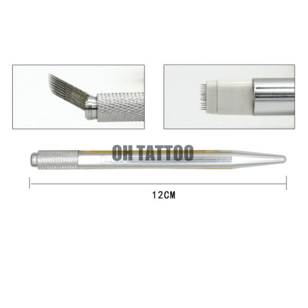 Aluminium Alloy Microblading Tattoo Pen For Eyebrows Makeup
