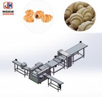 Croissant non cuit industriel faisant l'équipement de coupeur de la pâte de croissant de beurre de machine