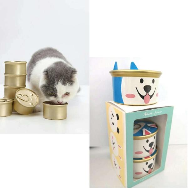 Thickness 0.18mm Cheese Meat Empty Aluminum Cans For Canning Food 80ml