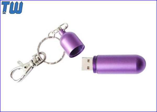 Metal Oxygen Cylinder 4GB USB Drive Waterproof with Rubber Seal Ring