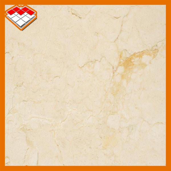 Premium Crema Marfil Polished Marble Tiles Customized Size Home Decoration