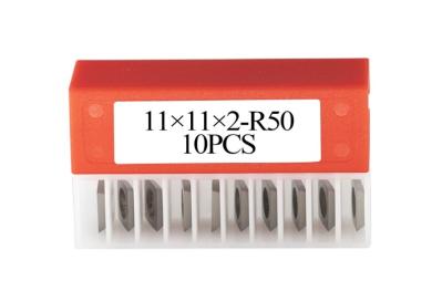 11mm Square Carbide Inserts With Radius 11×11×2.0mm-R50-30° For Woodworking