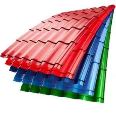 DX51D Roof Corrugated Ppgi Color Coated Sheets Steel Zinc Aluminum Alloy