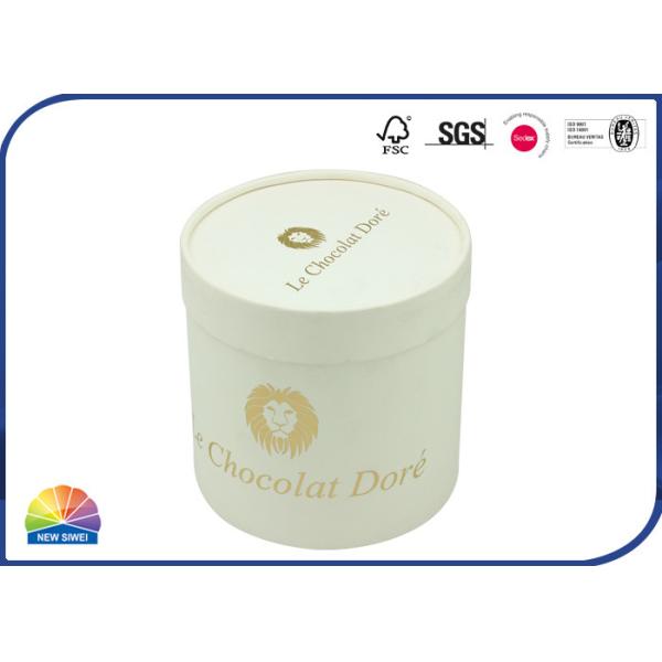 Трубка бумаги картона шоколада штемпелевать золота цилиндра