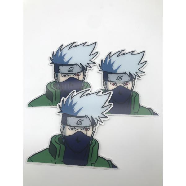 Авто наклейки Demon Slayer 3D Лентикулярные наклейки для движения Водостойкие наклейки для автомобилей Наклейки для окон