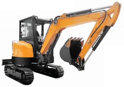 4000kg Closed Cabin Mini Crawler Excavator with D1703 Engine Easy Operate