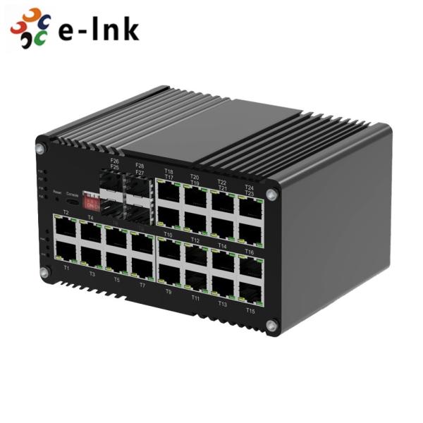Wholesale Managed Ethernet Switch 24 Port 10/100/1000T RJ45 To 4 Port Gigabit SFP Fiber Uplink