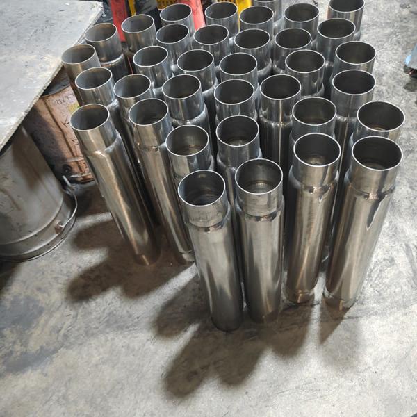 Отполированный 12 длинного дюйма резонатора стиля бутылки 2,5 дюйма входа/выхода