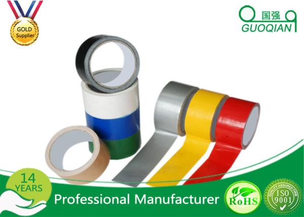 Personalized Black Electrical Cloth Tape , Cool Fabric Duct Tape For Packing