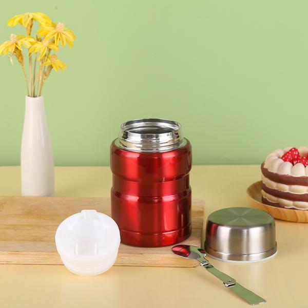 Wide Mouth Vacuum Insulated Food Jars Lunch Box With Handle
