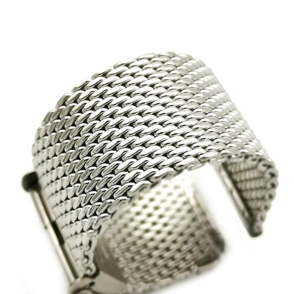 Stainless Steel Smartwatch Band With Brushed Finish