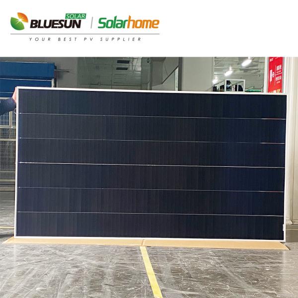 Bluesun High Efficiency HJT Mono Solar Panel 500w 570w 585w 670w 700w Shingled Panel With CE TUV Certificates